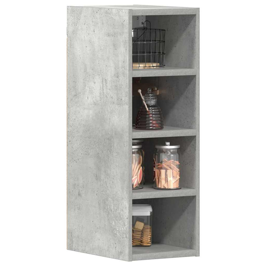 Hangkast 20x29,5x60 cm bewerkt hout betongrijs