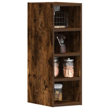 Hangkast 20x29,5x60 cm bewerkt hout gerookt eikenkleurig
