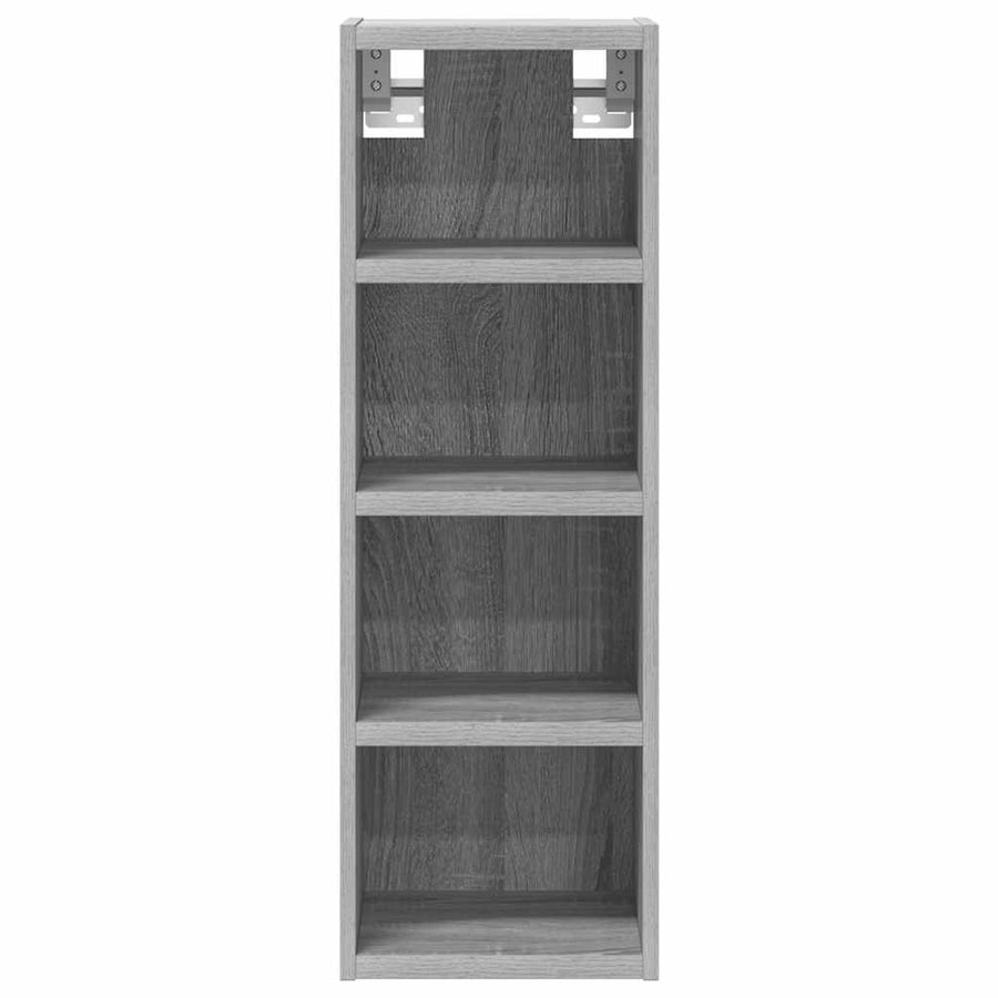 Hangkast 20x29,5x60 cm bewerkt hout grijs sonoma eikenkleurig