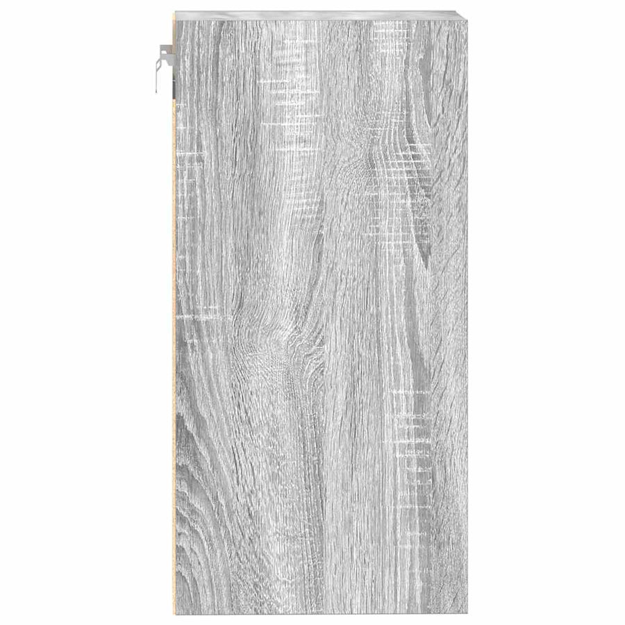 Hangkast 20x29,5x60 cm bewerkt hout grijs sonoma eikenkleurig