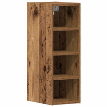 Hangkast 20x29,5x60 cm bewerkt hout oud houtkleurig