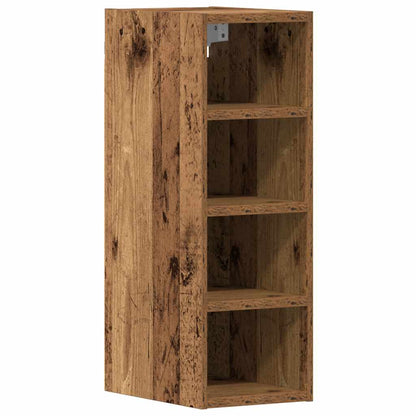 Hangkast 20x29,5x60 cm bewerkt hout oud houtkleurig