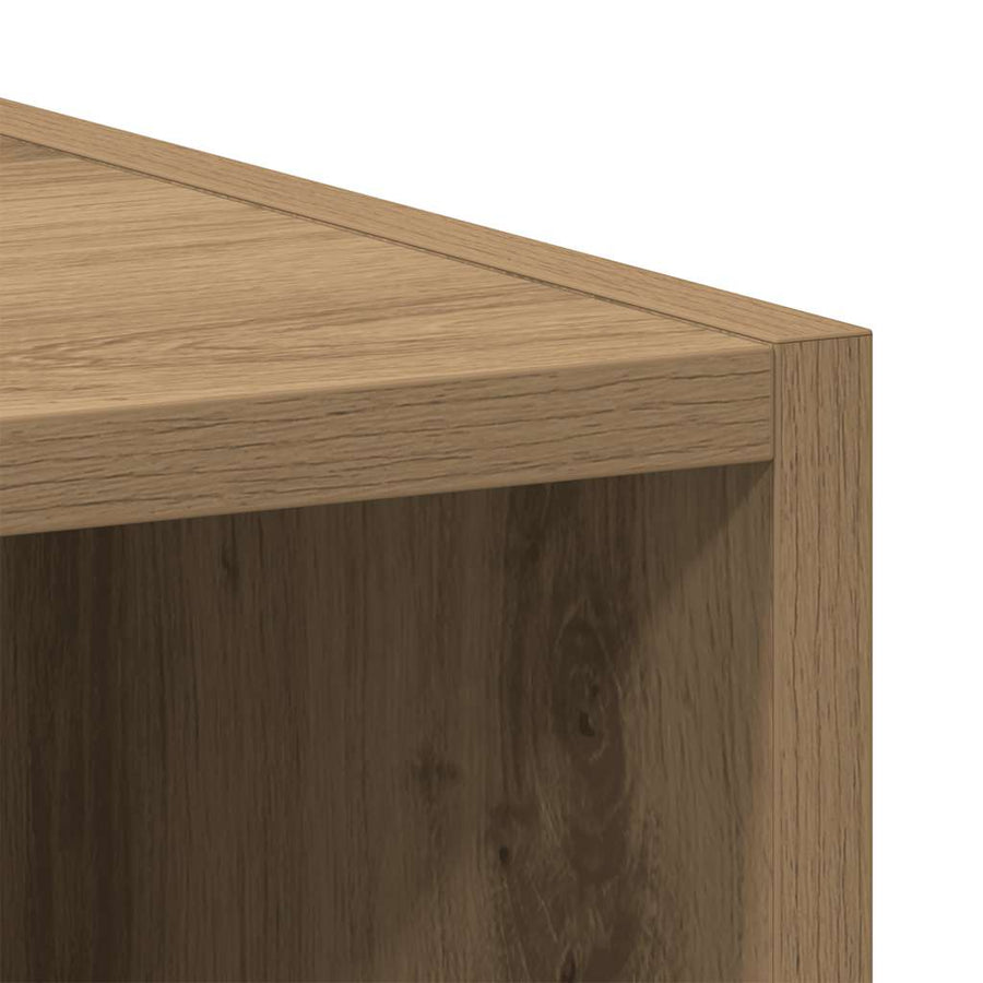 Hangkast 20x29,5x60 cm bewerkt hout artisanaal eikenkleur