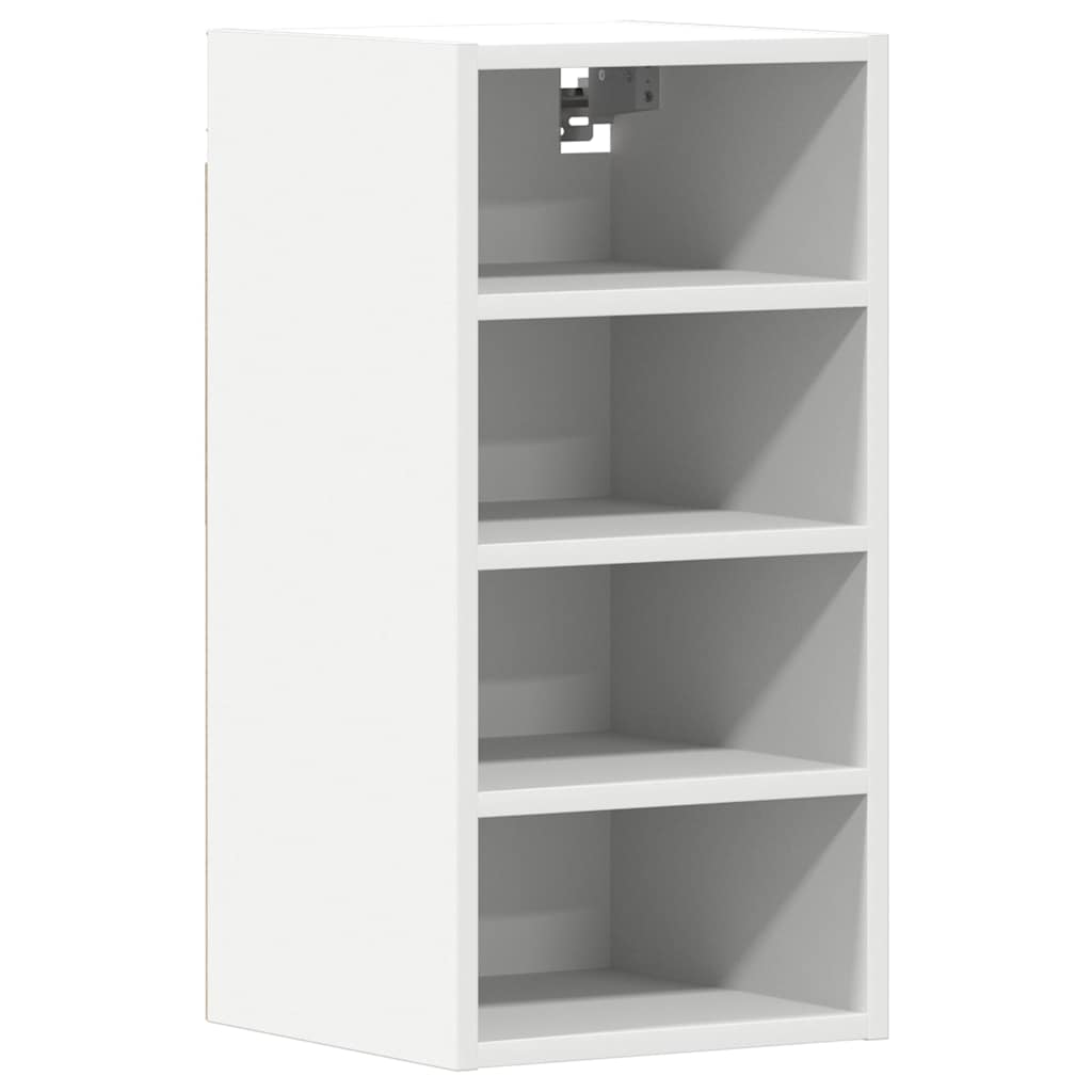 Hangkast 30x29,5x60 cm bewerkt hout wit