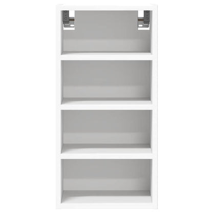 Hangkast 30x29,5x60 cm bewerkt hout wit