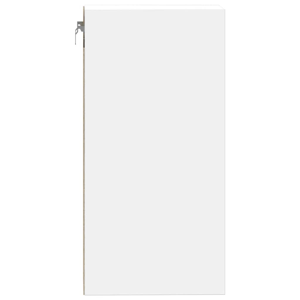 Hangkast 30x29,5x60 cm bewerkt hout wit
