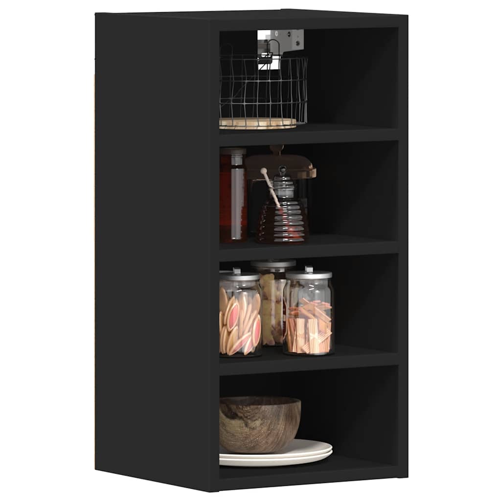 Bovenkast Riga 30x29,5x60 cm bewerkt hout zwart