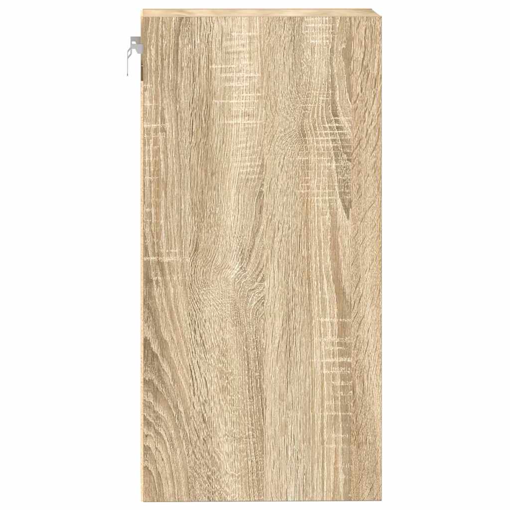 Hangkast 30x29,5x60 cm bewerkt hout sonoma eikenkleurig