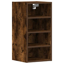Hangkast 30x29,5x60 cm bewerkt hout gerookt eikenkleurig