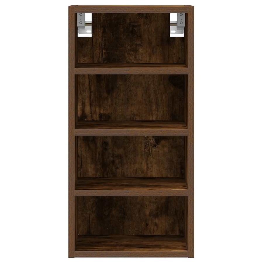 Hangkast 30x29,5x60 cm bewerkt hout gerookt eikenkleurig