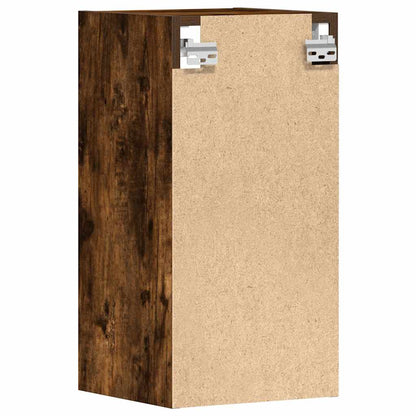 Hangkast 30x29,5x60 cm bewerkt hout gerookt eikenkleurig