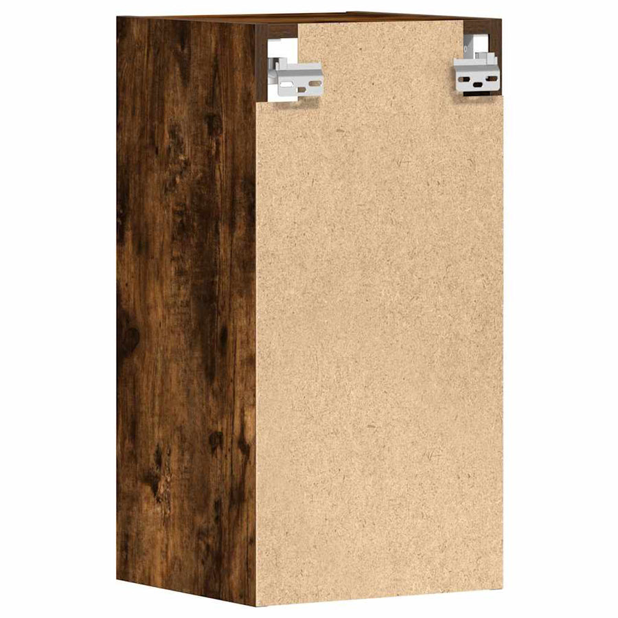 Hangkast 30x29,5x60 cm bewerkt hout gerookt eikenkleurig