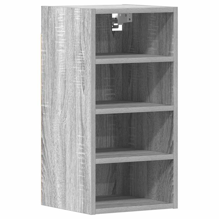 Hangkast 30x29,5x60 cm bewerkt hout grijs sonoma eikenkleurig
