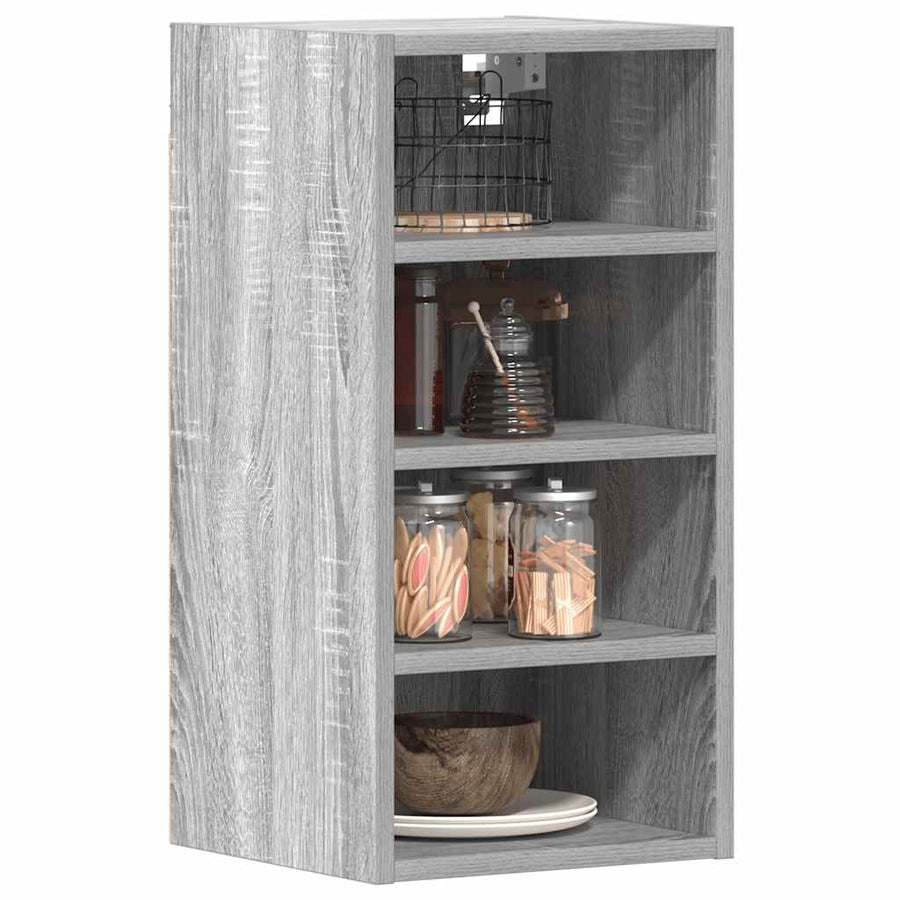 Hangkast 30x29,5x60 cm bewerkt hout grijs sonoma eikenkleurig