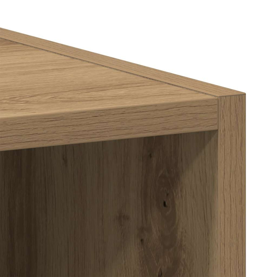 Hangkast 30x29,5x60 cm bewerkt hout artisanaal eikenkleur