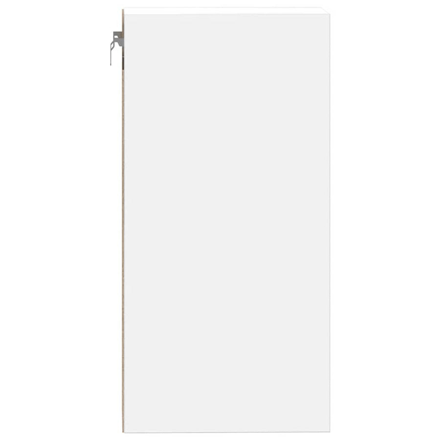 Hangkast 40x29,5x60 cm bewerkt hout wit