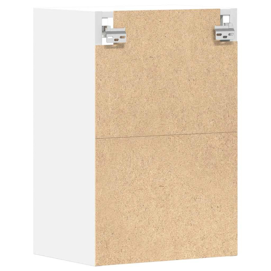 Hangkast 40x29,5x60 cm bewerkt hout wit