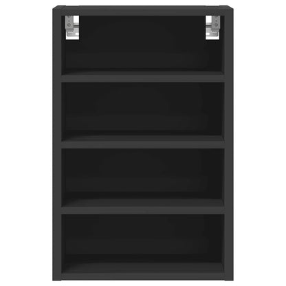 Hangkast 40x29,5x60 cm bewerkt hout zwart