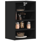Wall cabinet Riga 40x29.5x60 cm engineered wood black