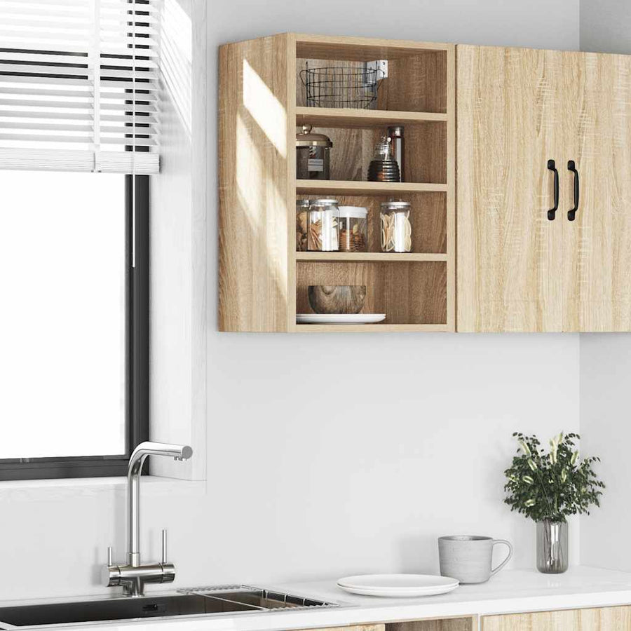 Hangkast 40x29,5x60 cm bewerkt hout sonoma eikenkleurig