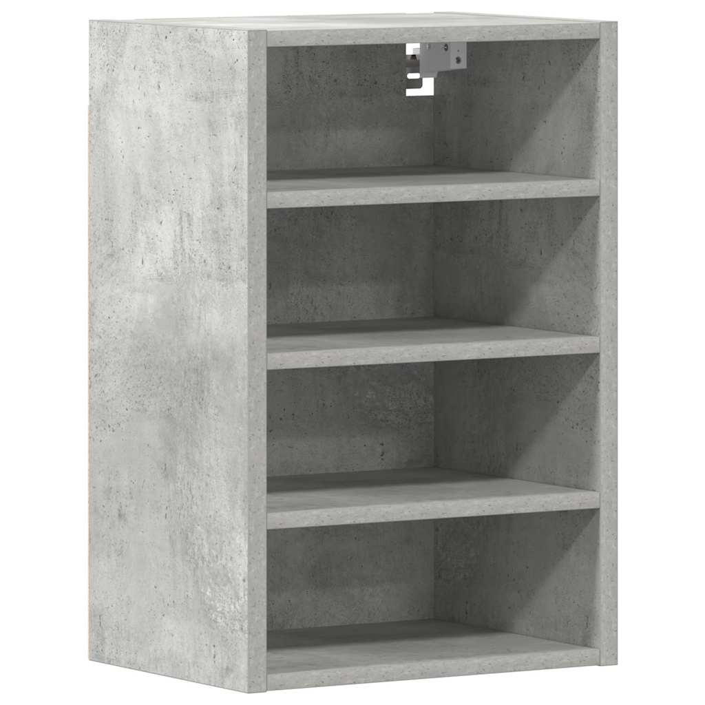 Hangkast 40x29,5x60 cm bewerkt hout betongrijs