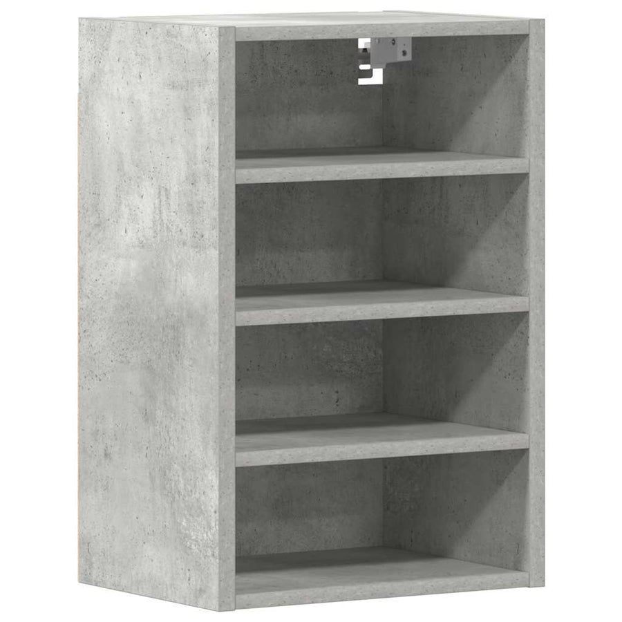 Hangkast 40x29,5x60 cm bewerkt hout betongrijs