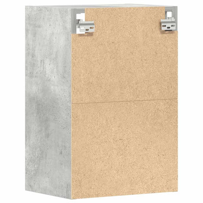 Hangkast 40x29,5x60 cm bewerkt hout betongrijs