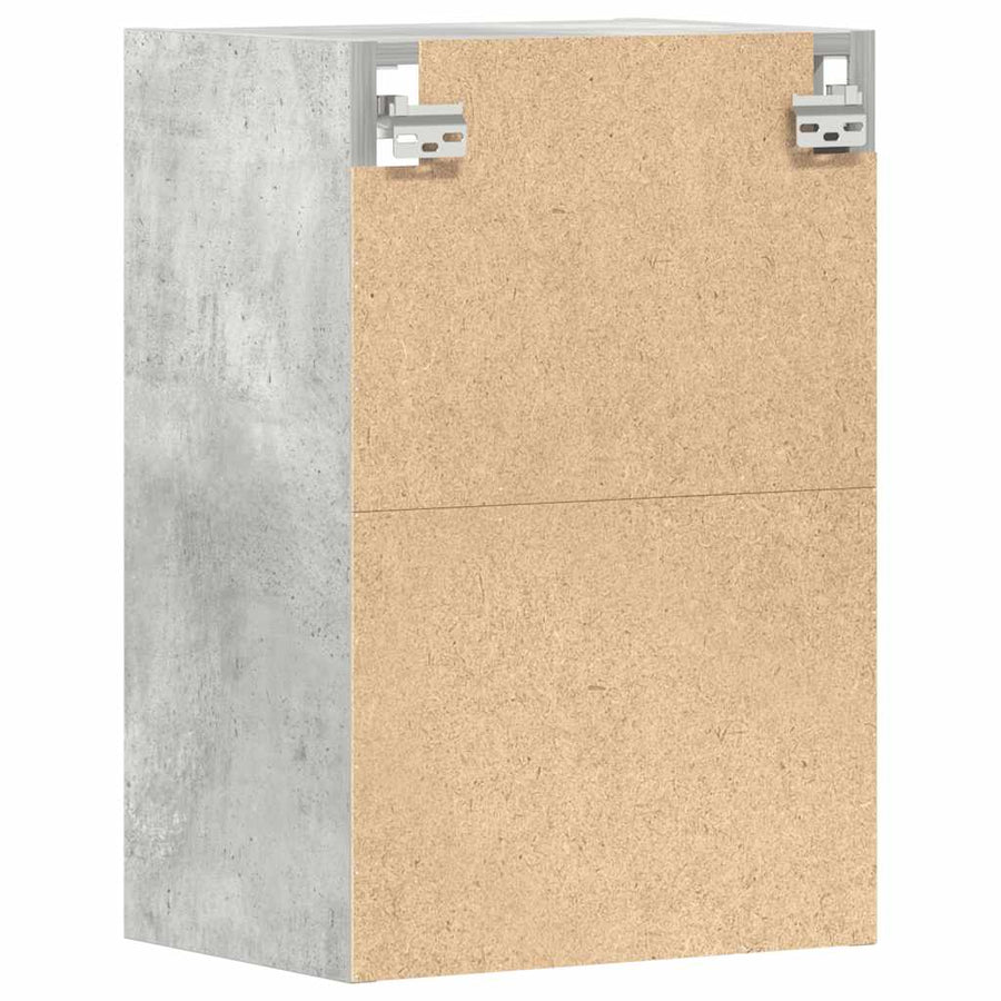 Hangkast 40x29,5x60 cm bewerkt hout betongrijs