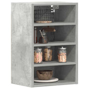 Bovenkast 40x29,5x60 cm bewerkt hout betongrijs