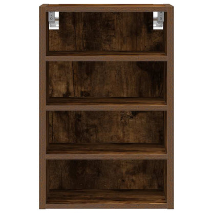 Hangkast 40x29,5x60 cm bewerkt hout gerookt eikenkleurig
