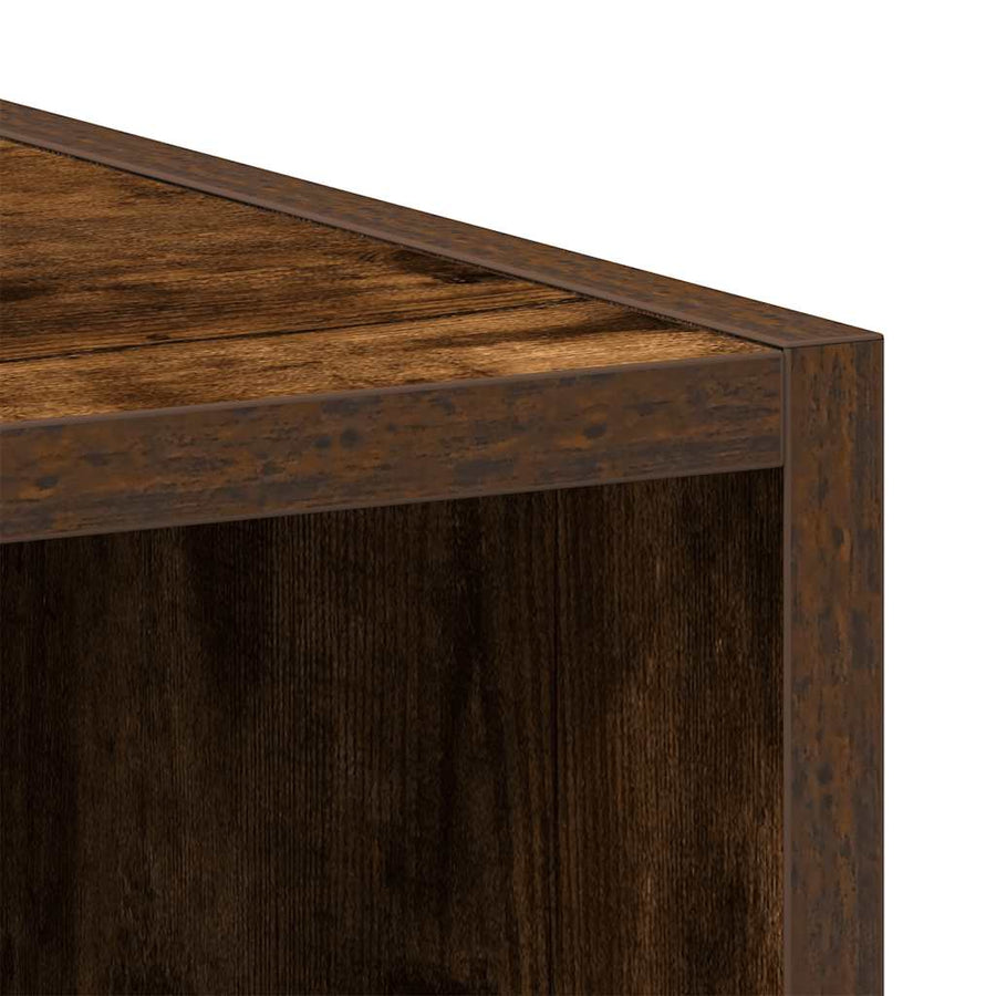 Hangkast 40x29,5x60 cm bewerkt hout gerookt eikenkleurig