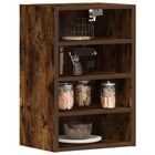 Wall cabinet Riga 40x29.5x60 cm engineered wood smoked oak look