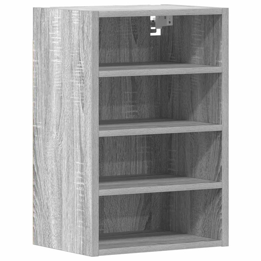 Hangkast 40x29,5x60 cm bewerkt hout grijs sonoma eikenkleurig