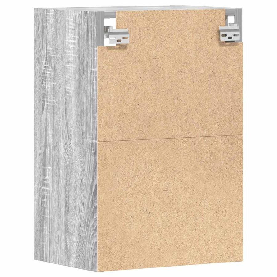 Hangkast 40x29,5x60 cm bewerkt hout grijs sonoma eikenkleurig
