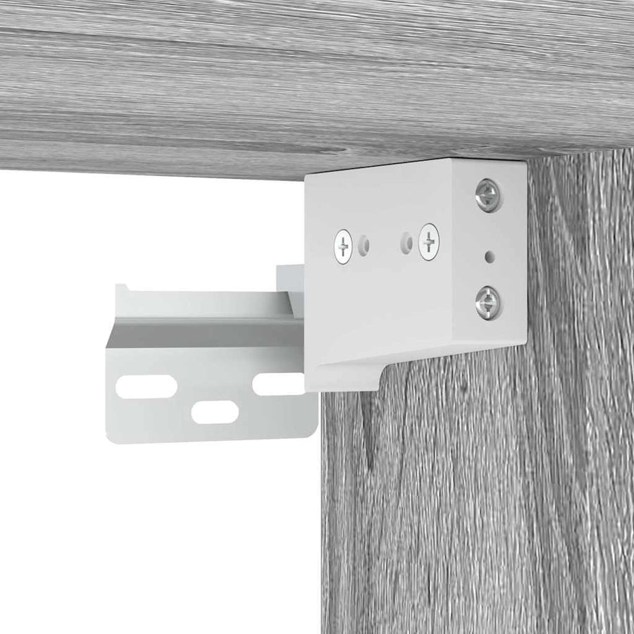 Hangkast 40x29,5x60 cm bewerkt hout grijs sonoma eikenkleurig