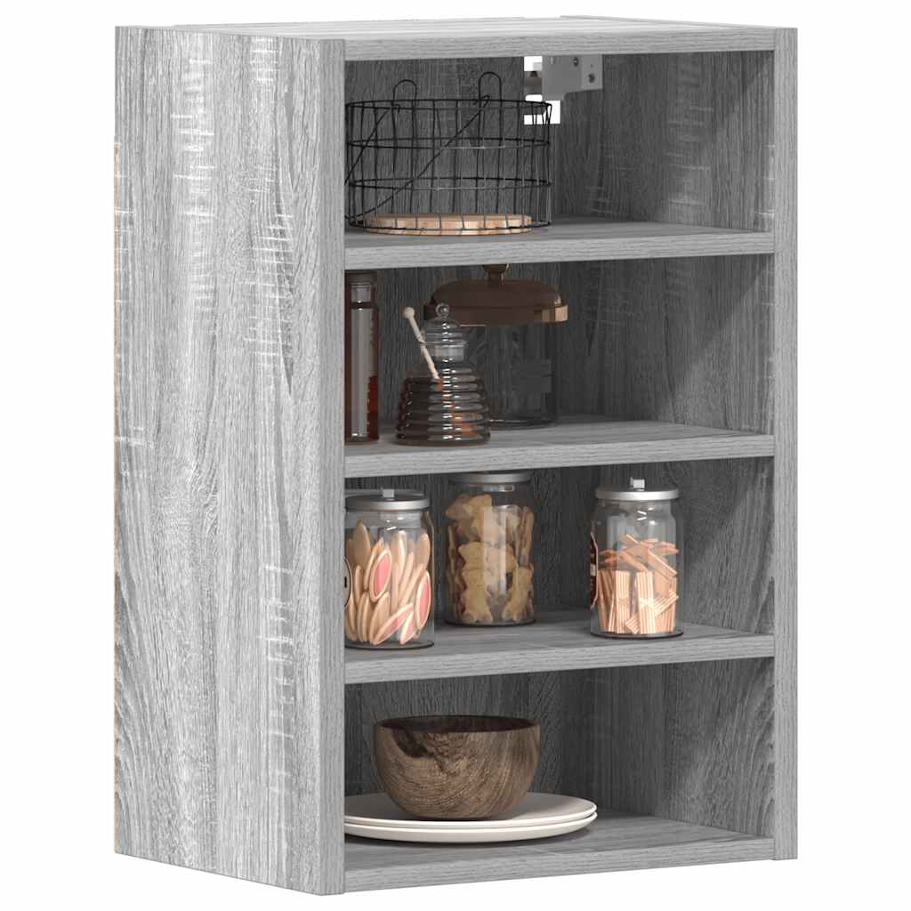 Hangkast 40x29,5x60 cm bewerkt hout grijs sonoma eikenkleurig