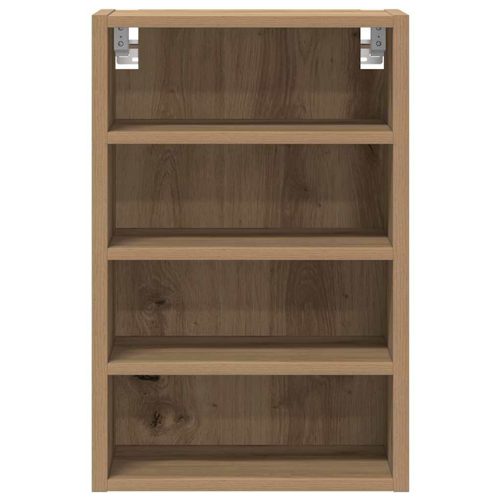 Hangkast 40x29,5x60 cm bewerkt hout artisanaal eikenkleur