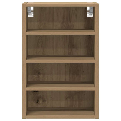 Hangkast 40x29,5x60 cm bewerkt hout artisanaal eikenkleur