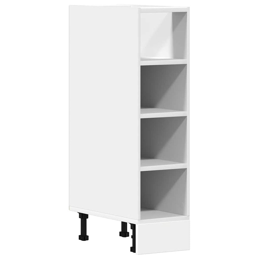 Onderkast 20x44,5x81,5 cm bewerkt hout wit