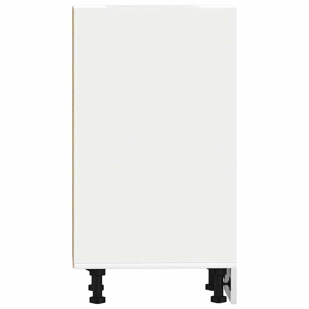 Onderkast 20x44,5x81,5 cm bewerkt hout wit