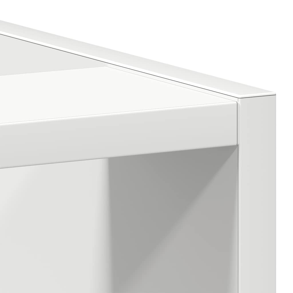 Onderkast 20x44,5x81,5 cm bewerkt hout wit