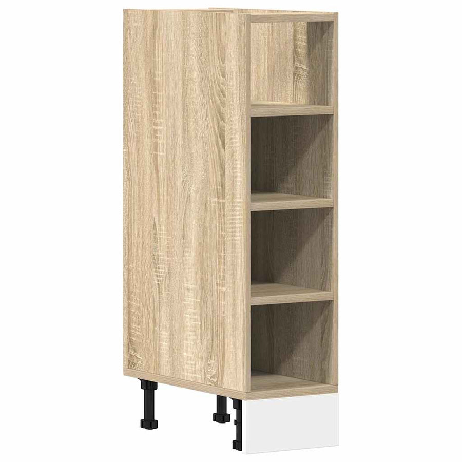 Onderkast 20x44,5x81,5 cm bewerkt hout sonoma eikenkleurig
