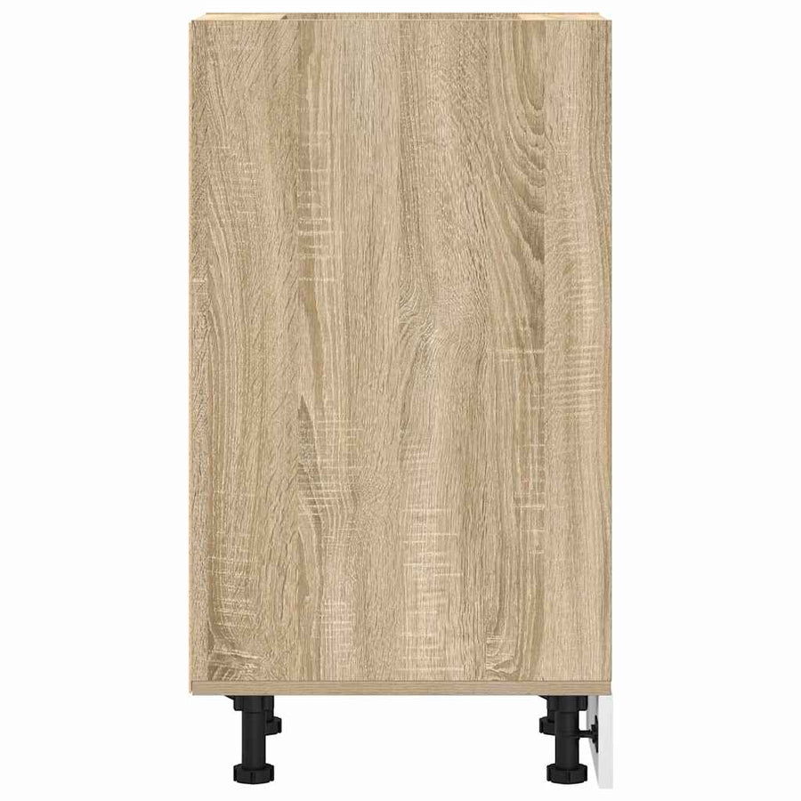 Onderkast 20x44,5x81,5 cm bewerkt hout sonoma eikenkleurig