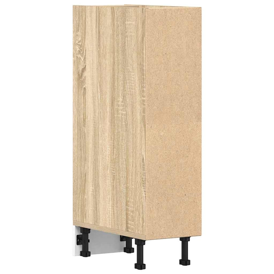 Onderkast 20x44,5x81,5 cm bewerkt hout sonoma eikenkleurig