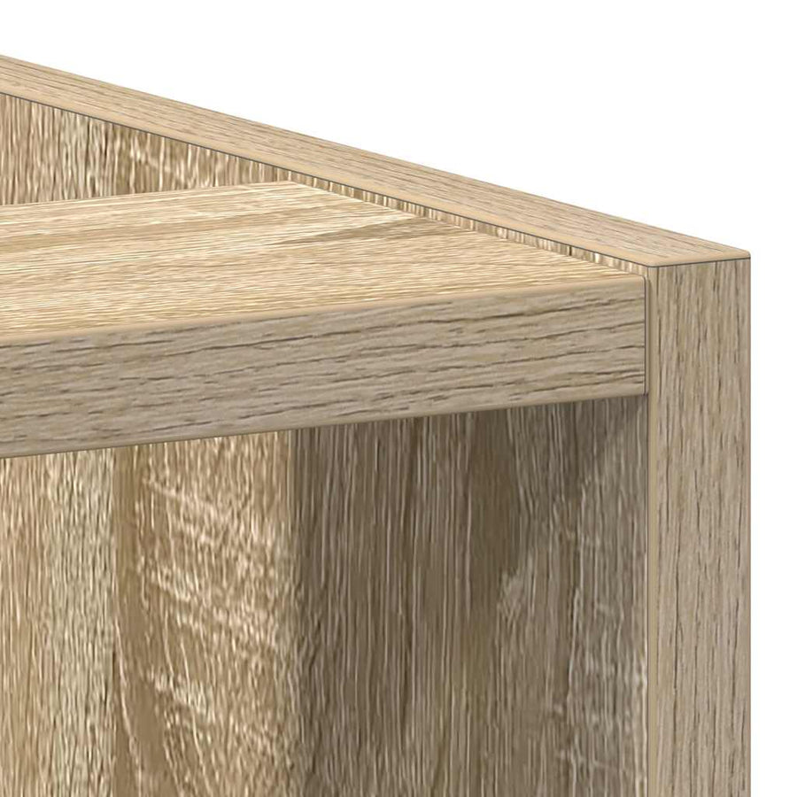 Onderkast 20x44,5x81,5 cm bewerkt hout sonoma eikenkleurig