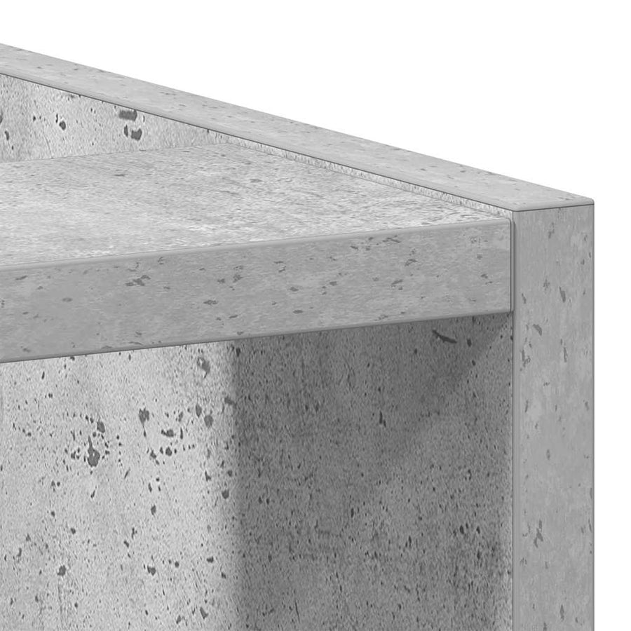 Onderkast 20x44,5x81,5 cm bewerkt hout betongrijs