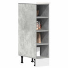 Onderkast Riga 20x44,5x81,5 cm bewerkt hout betongrijs