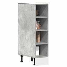 Onderkast 20x44,5x81,5 cm bewerkt hout betongrijs