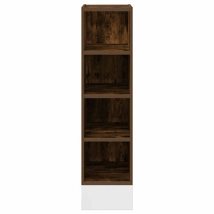 Onderkast 20x44,5x81,5 cm bewerkt hout gerookt eikenkleurig