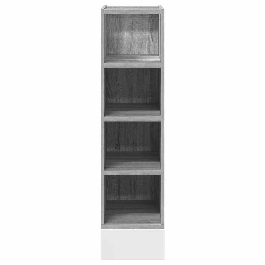 Onderkast 20x44,5x81,5 cm bewerkt hout grijs sonoma eikenkleur